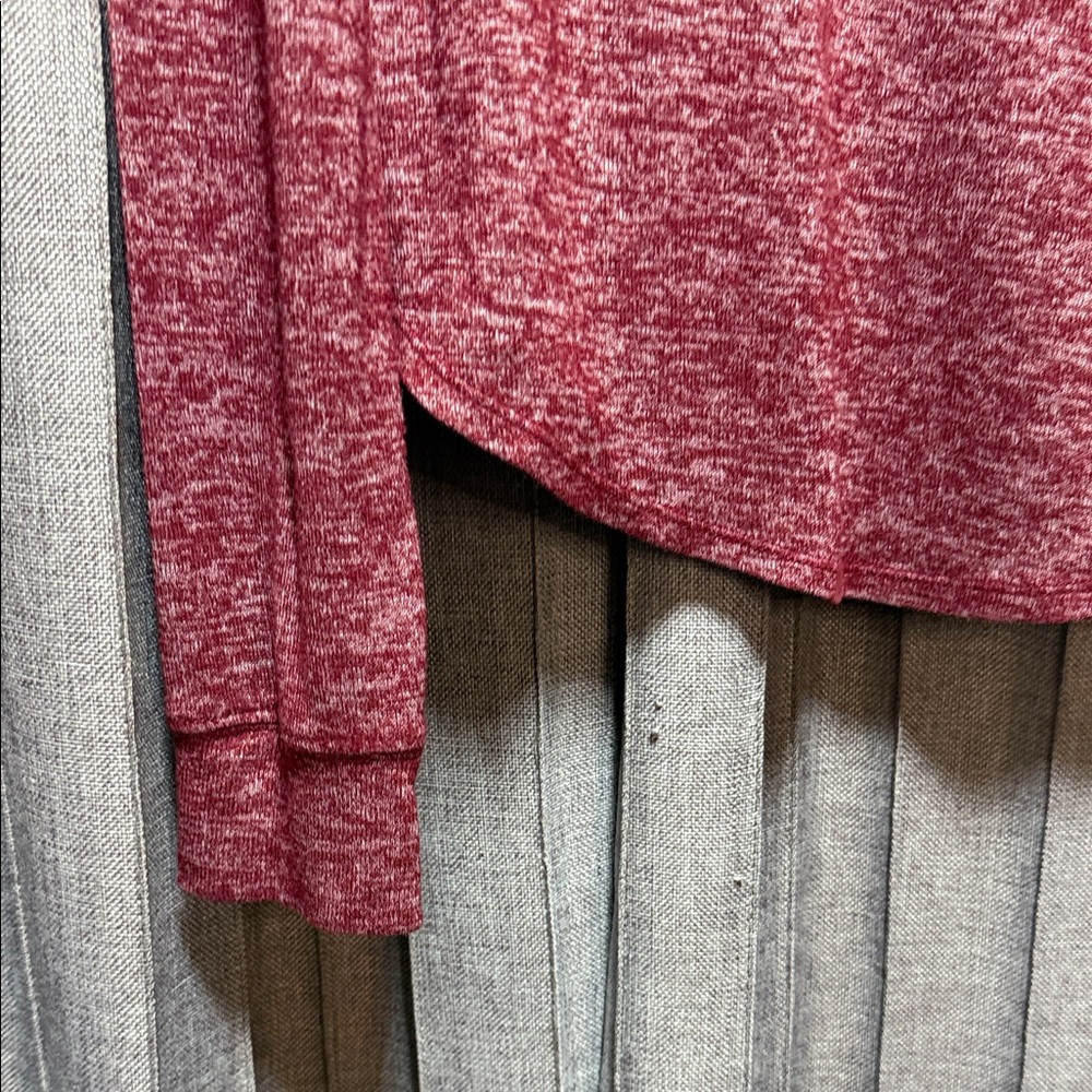 Hollister Burgundy Cowl Neck Top - Picture 5 of 6